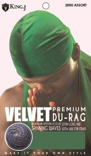 King J Premium Velvet Durag