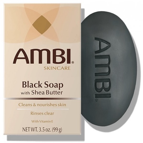 Ambi Black Soap with Shea Butter 3.50 oz - T&K's Beauty Supply Store