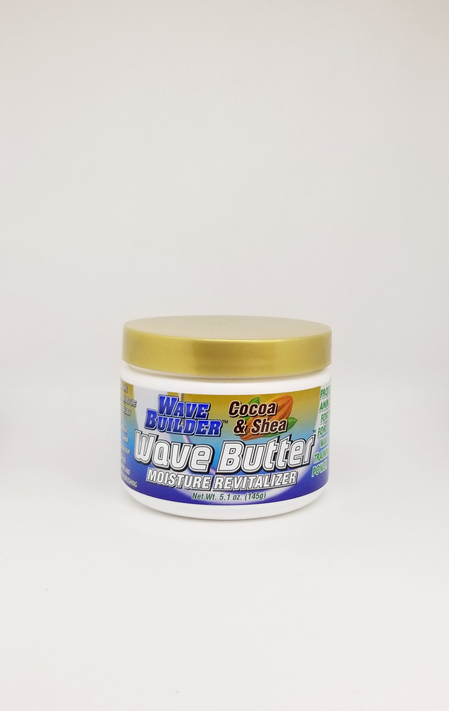 WAVE BUILDER COCOA & SHEA WAVE BUTTER MOISTURE REVITALIZER 5.1 OUNCE