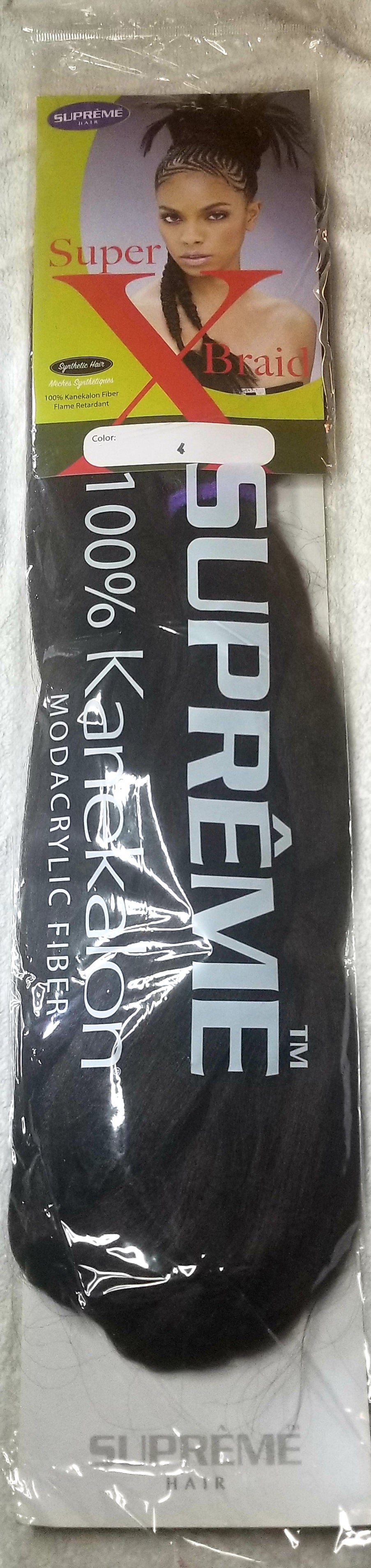 Super X Braid (X-Pression) 100% Kanekalon - T&K's Beauty Supply Store