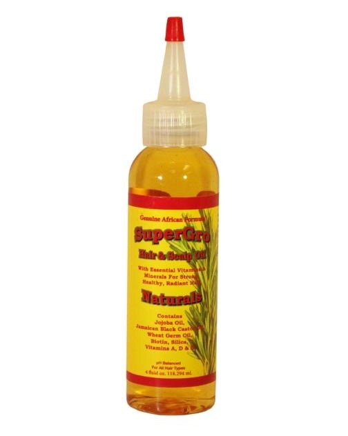 Genuine African Formula SuperGro Hair & Scalp Oil 6 oz
