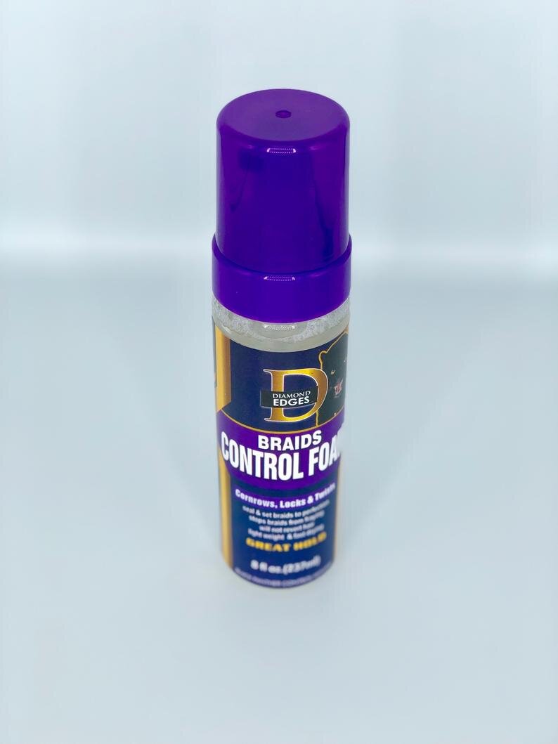 Braids and Wrapping Control Foam Black Panther Diamond Edges (Copy)