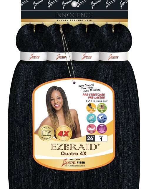 EZ Braid Prestretched Hair 4X Bundle - T&K's Beauty Supply Store
