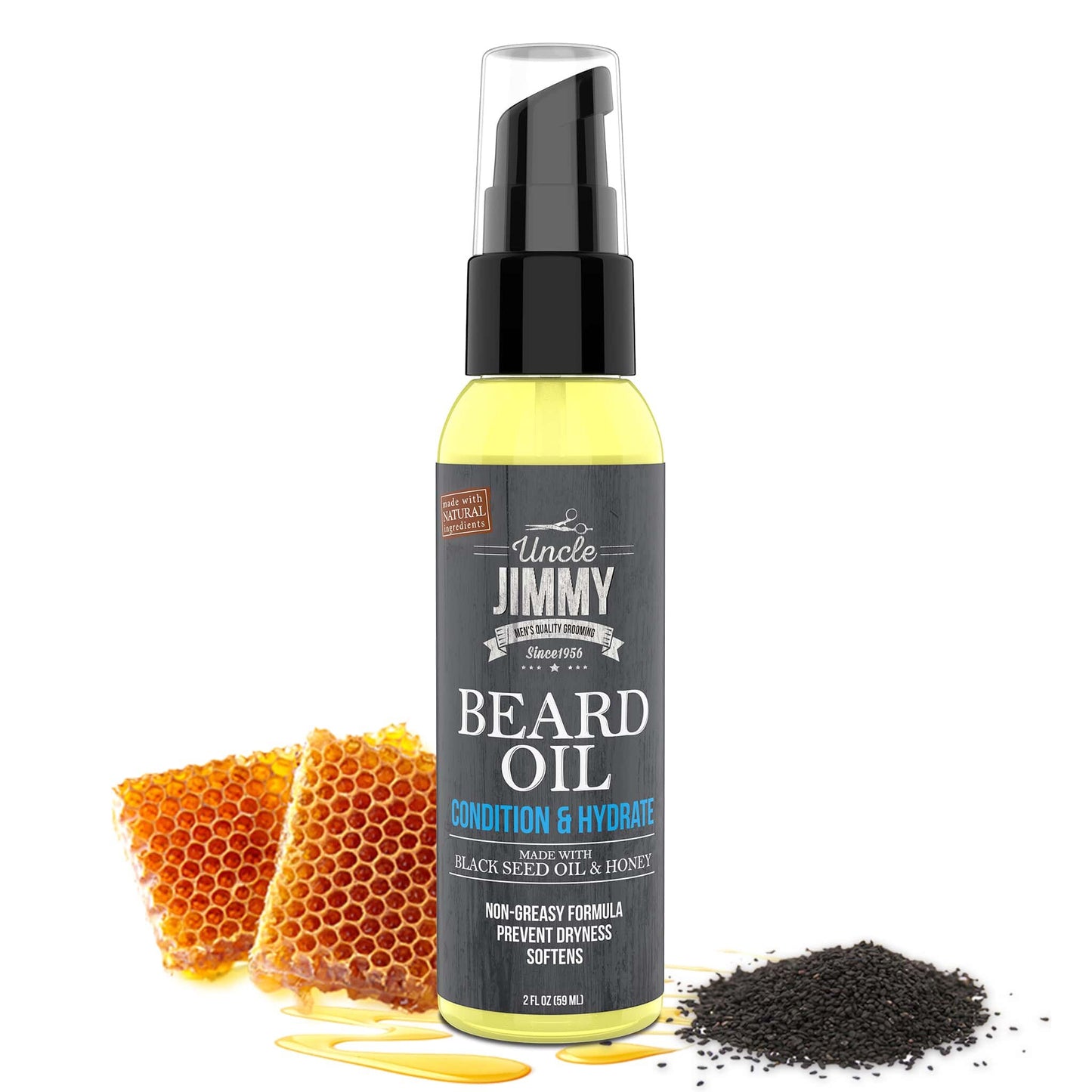 Uncle Jimmy Beard Oil 2 oz