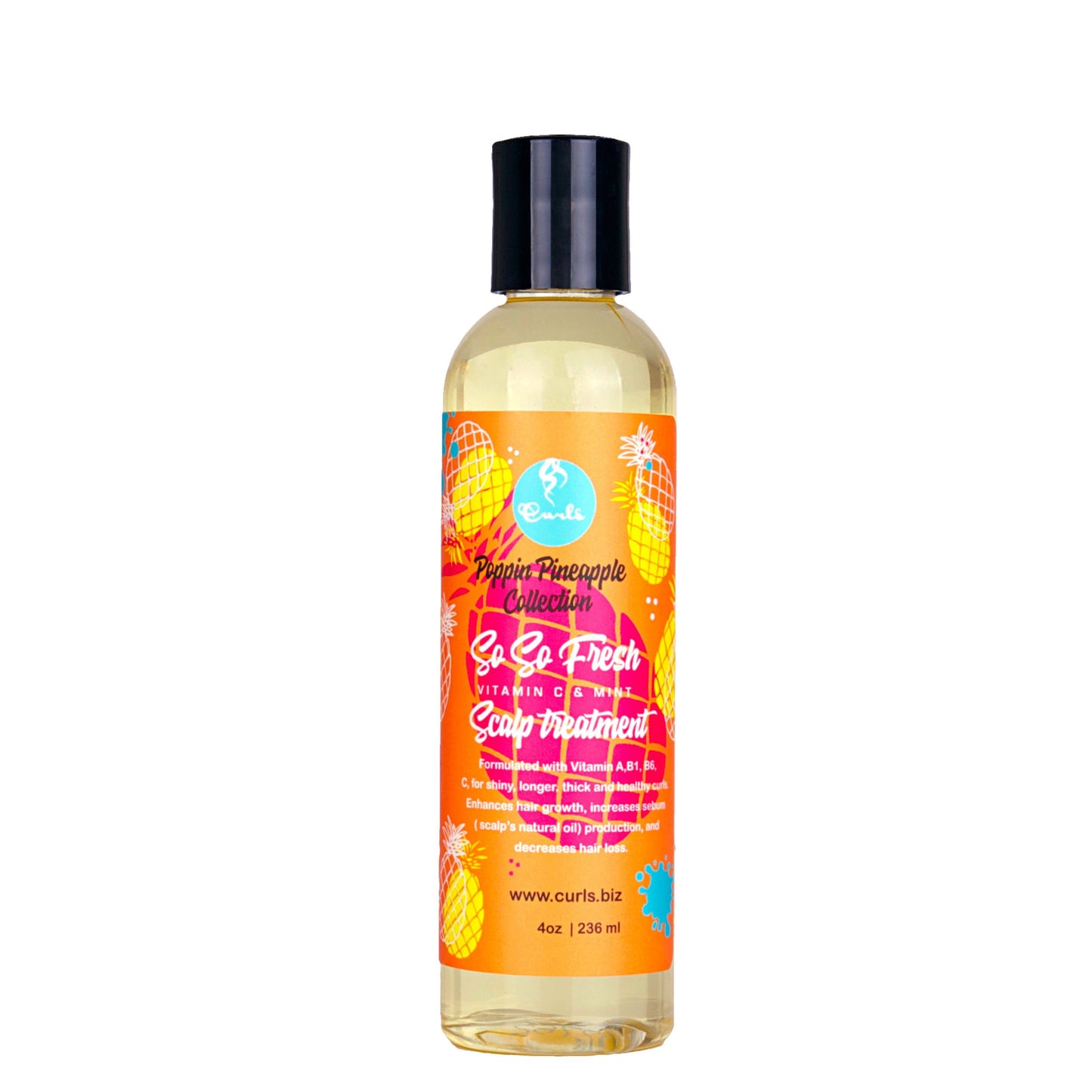 Curls So So Fresh Vitamin C + Mint Scalp Treatment 4 oz