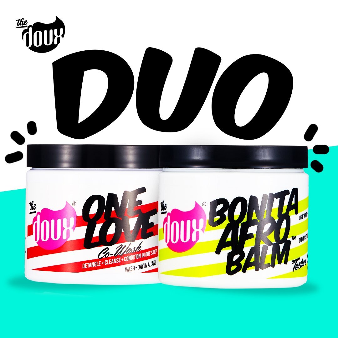 ONE LOVE CO-Wash + BONITA AFRO BALM Texture Cream
