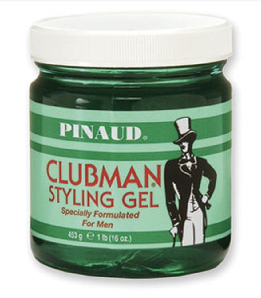 CLUBMAN STYLING GEL, JAR, 16 OZ. PINAUD-CLUBMAN