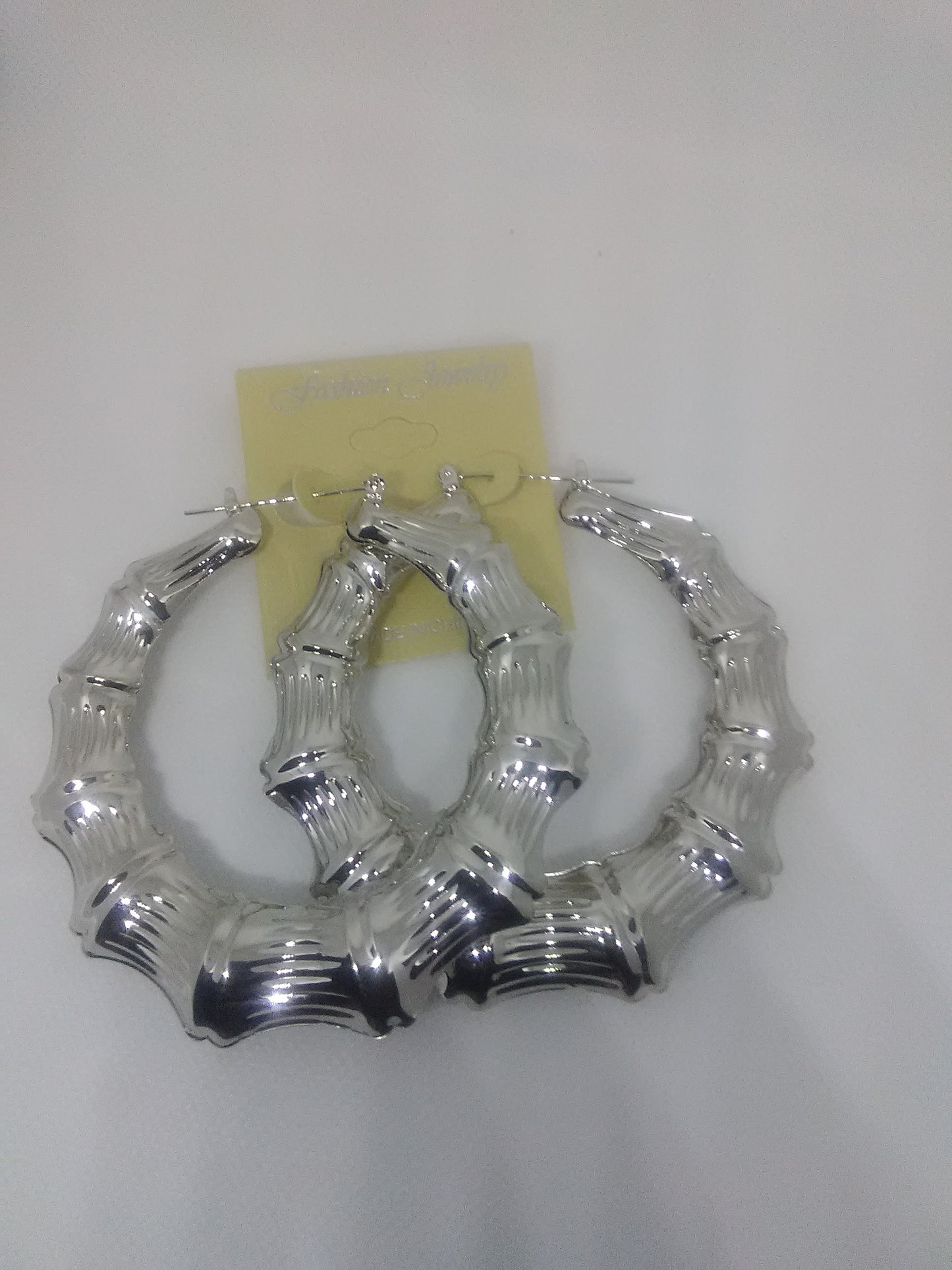 Large Bamboo Earrings - T&K's Beauty Supply Store