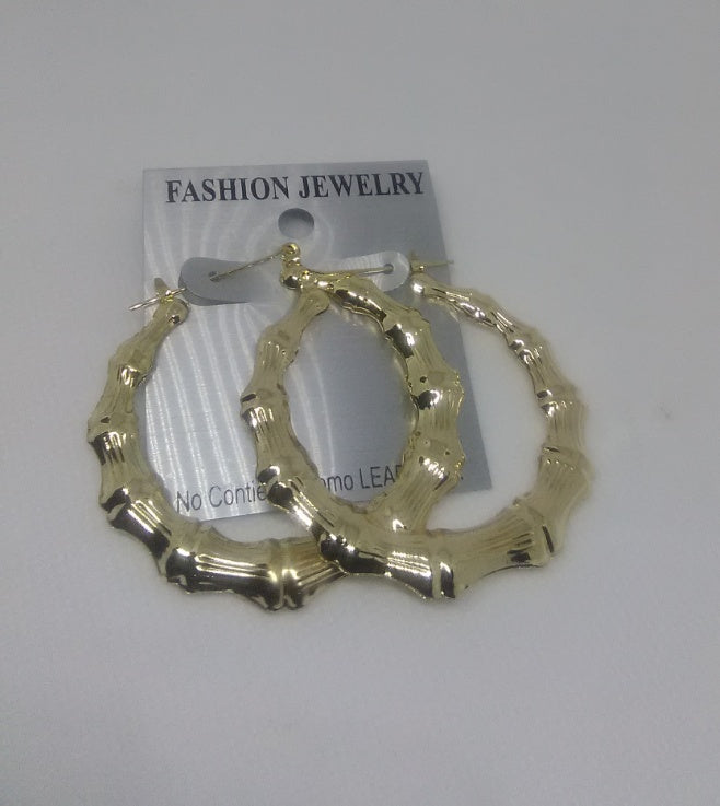 Small Bamboo Earrings - T&K's Beauty Supply Store