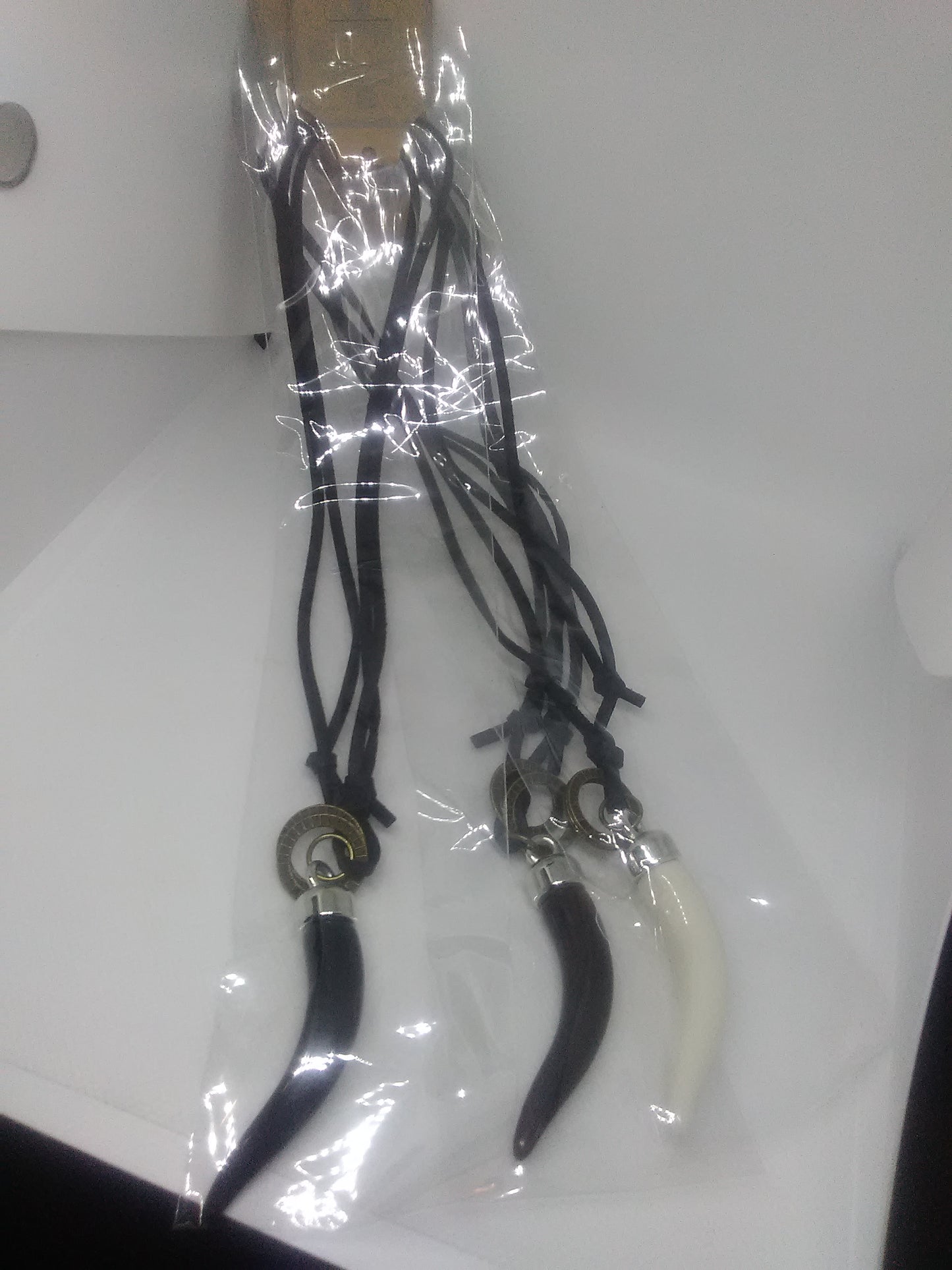 Shark Tooth Rope Necklace - T&K's Beauty Supply Store