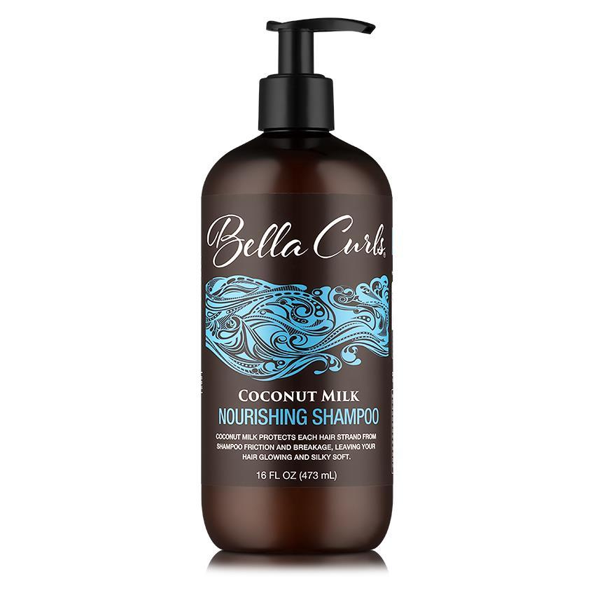 Bella Curls Coconut Milk Nourishing Shampoo 16 oz