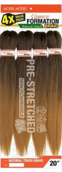 Model Model Glance Braid 4x Formation Braiding Hair 20 Inch