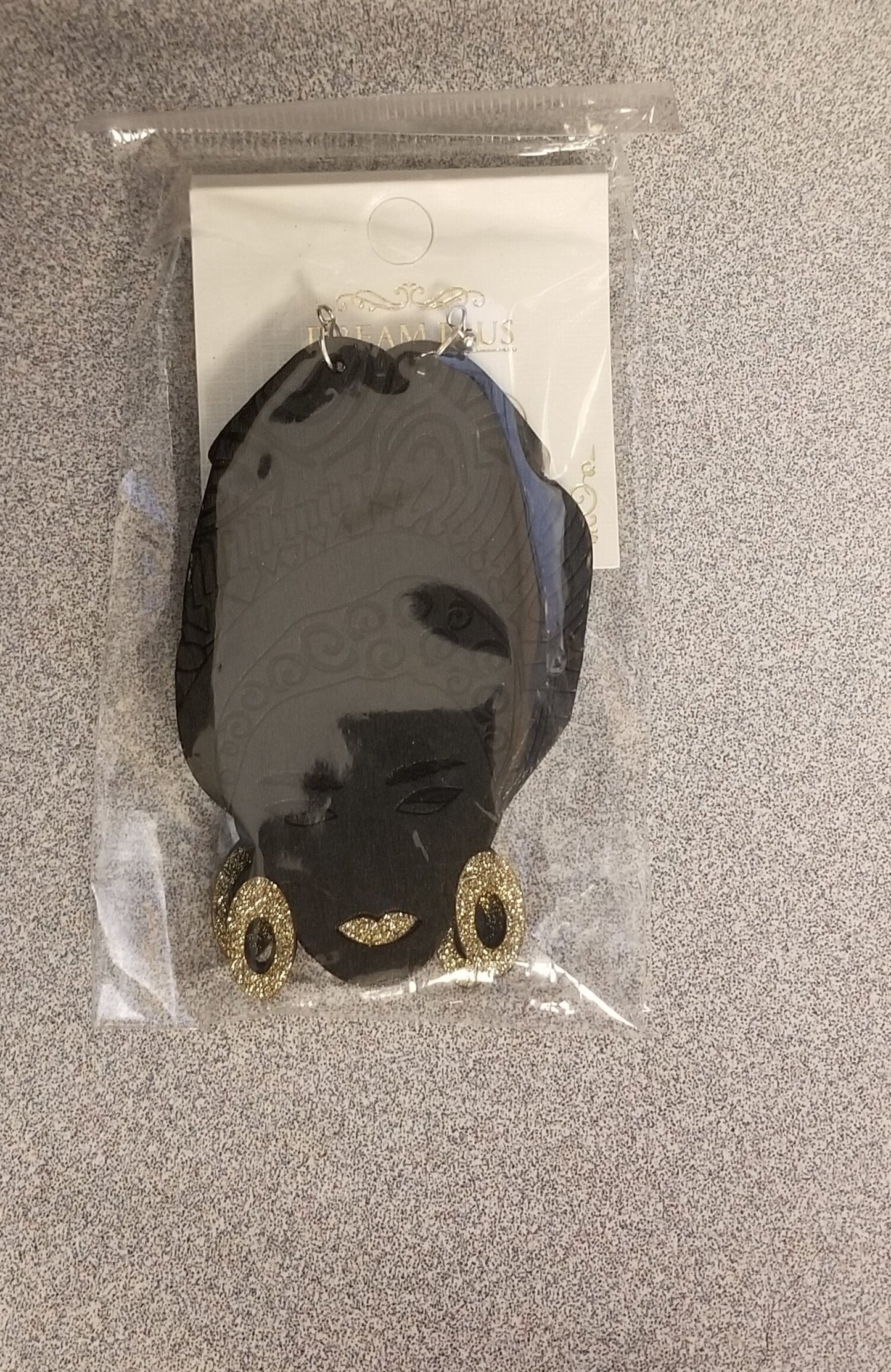 Brown Beautiful Woman Earring - T&K's Beauty Supply Store