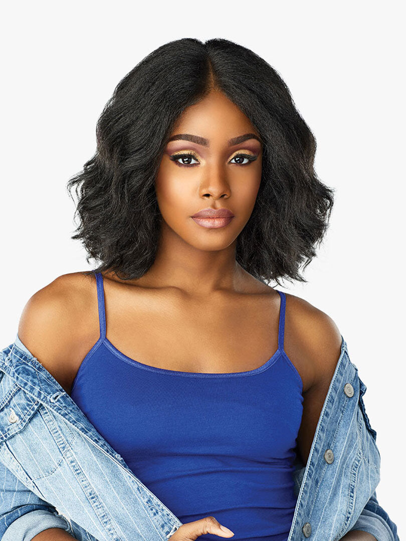 Sensationnel Lace Front Wig Empress Edge Curls Kinks N Co Risk Taker Color 2 - T&K's Beauty Supply Store