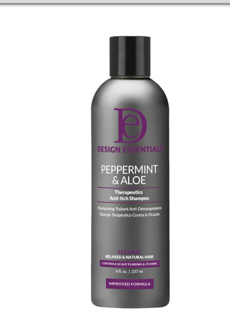 Design Essentials Peppermint & Aloe Therapeutics Anti-Itch Shampoo