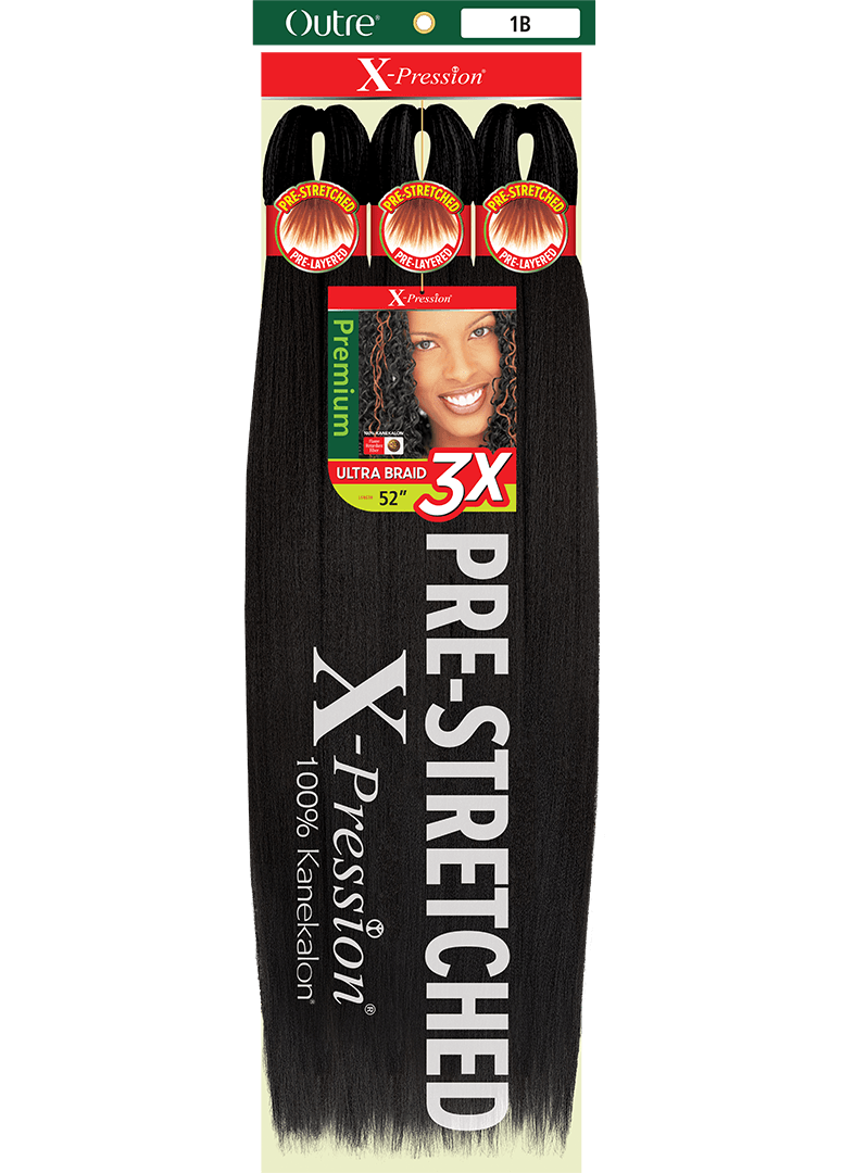 Outre Synthetic Xpression Pre-Stretched Braid 3X 52"