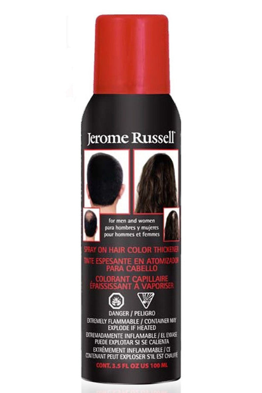 Jerome Russell Hair Color Thickener Spray Jet Black 3.5 oz - T&K's Beauty Supply Store