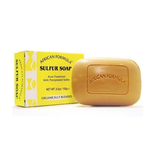 African Formula Sulfur Soap Acne Treatment Soap Bar, 3.5 Oz - T&K's Beauty Supply Store