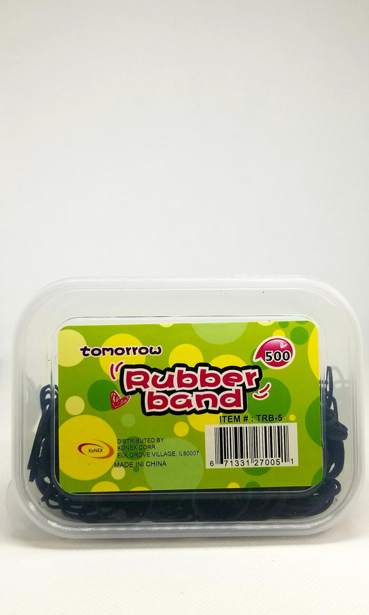 Rubber Bands Black - 500 Count - T&K's Beauty Supply Store
