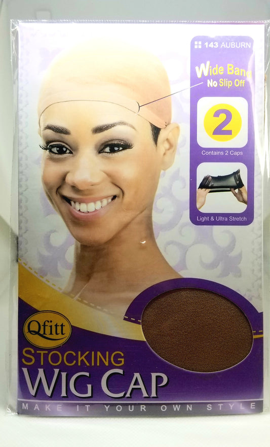 Qfitt Wig Cap {2 Caps) Auburn - T&K's Beauty Supply Store