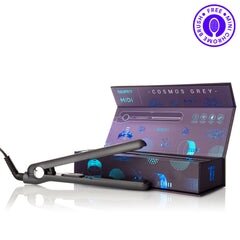 Midi Hybrid Tourmaline- 19mm (3-4”) Ceramic Travel Hair Straightener - T&K's Beauty Supply Store