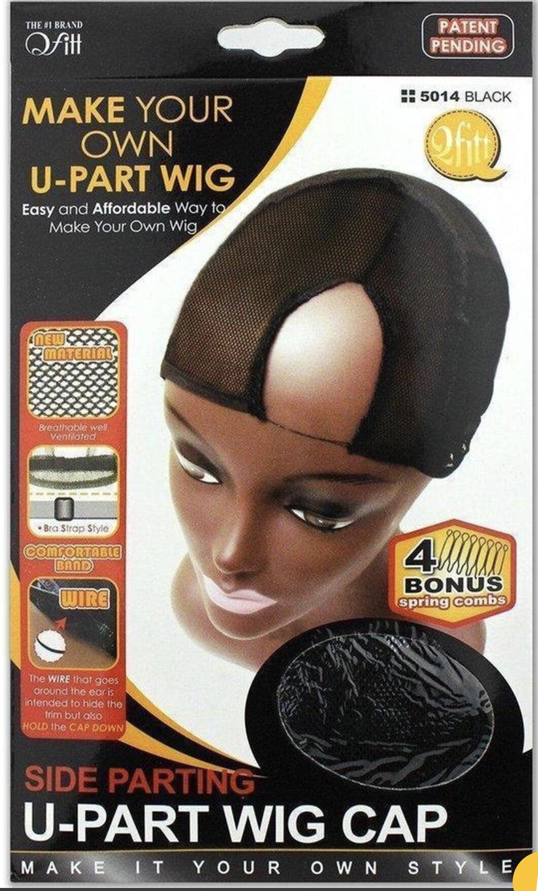 Qfitt SIDE PARTING U-PART WIG CAP - T&K's Beauty Supply Store