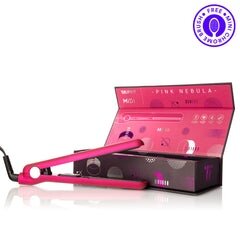 Midi Hybrid Tourmaline- 19mm (3-4”) Ceramic Travel Hair Straightener - T&K's Beauty Supply Store