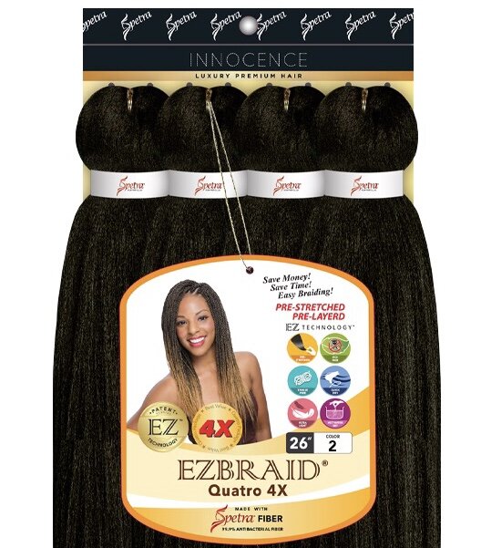 EZ Braid Prestretched Hair 4X Bundle - T&K's Beauty Supply Store