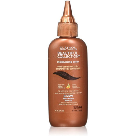 Clairol Professional Beautiful Collection Semi-Permanent Haircolor, Wine Brown [B175W] 3 oz - T&K's Beauty Supply Store