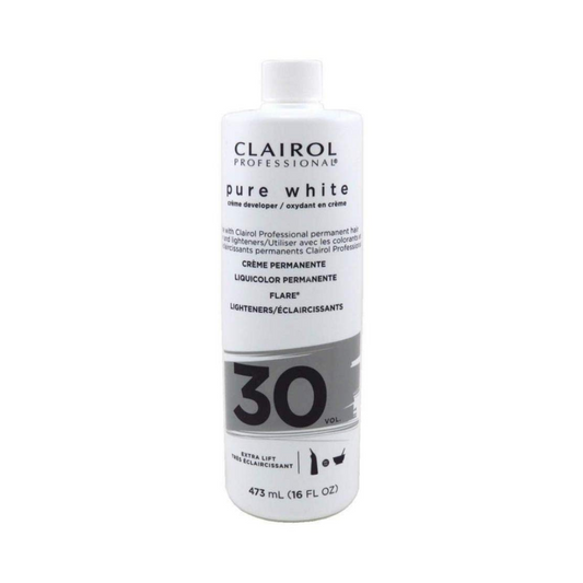 Clairol Professional Pure White 30 Volume Creme Developer 16 OZ - T&K's Beauty Supply Store