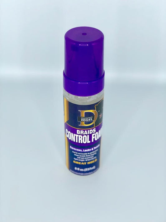 Braids and Wrapping Control Foam Black Panther Diamond Edges