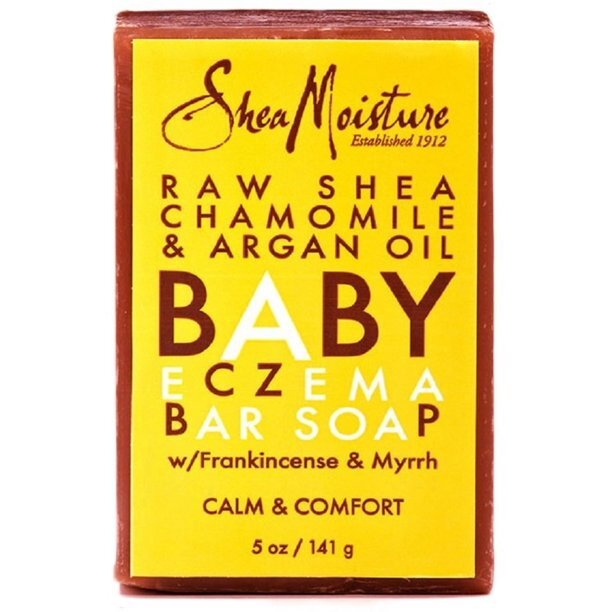Shea Moisture Raw Shea Chamomile & Argan Oil Baby Eczema Bar Soap 5 oz
