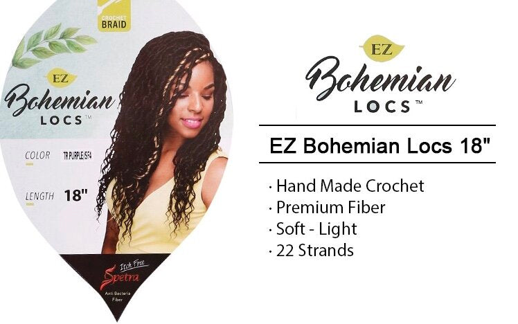 EZ BRAID BOHEMIAN LOCS CROCHET 18" - T&K's Beauty Supply Store