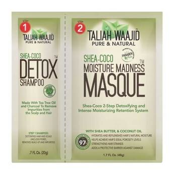 Taliah Waajid Shea-Coco Detox Shampoo &amp; Moisture Madness Masque 2.4oz