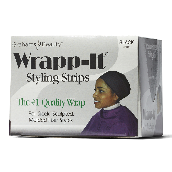 Famis Wrapp-It Black Styling Strips - T&K's Beauty Supply Store