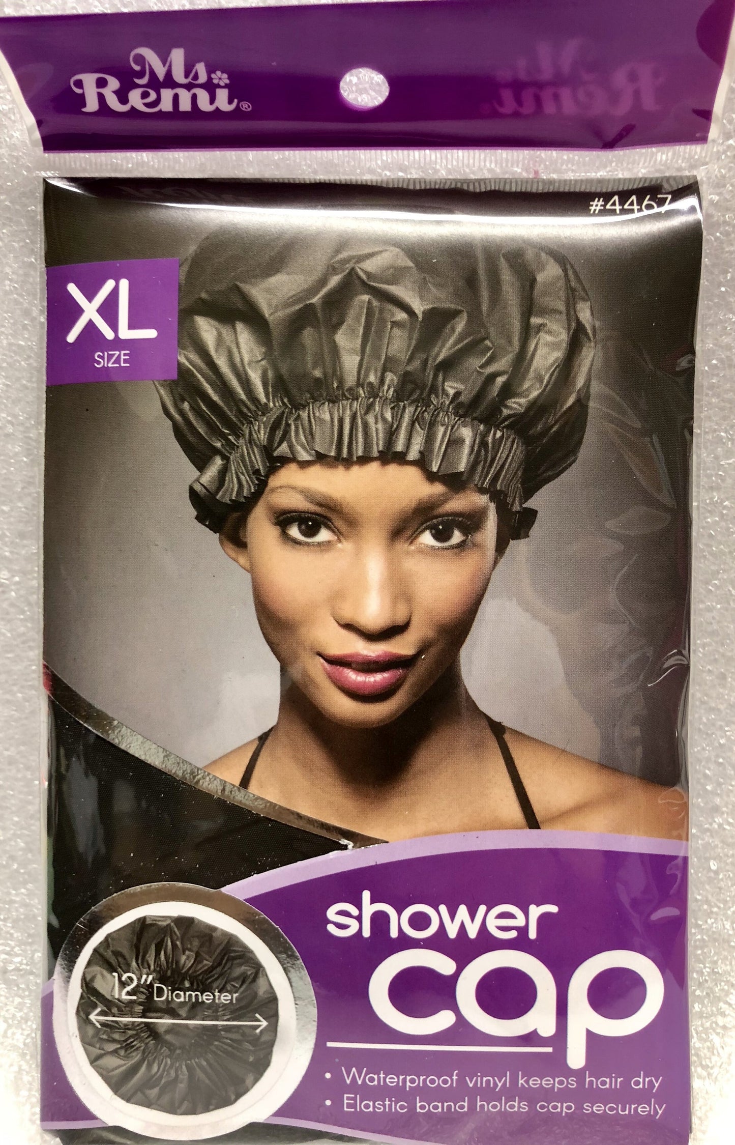 ANNIE MS REMI SHOWER CAP BLACK XL #4468 - T&K's Beauty Supply Store