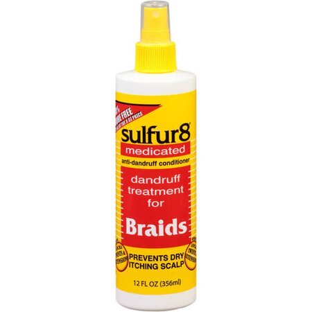 Sulfur 8 Medicated Dandruff Treatment for Braids - Spray 8oz