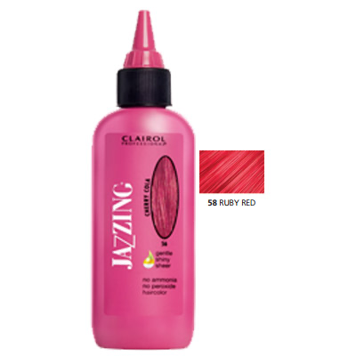 Clairol Jazzing Hair Color 3 oz - #58 Ruby Red - T&K's Beauty Supply Store