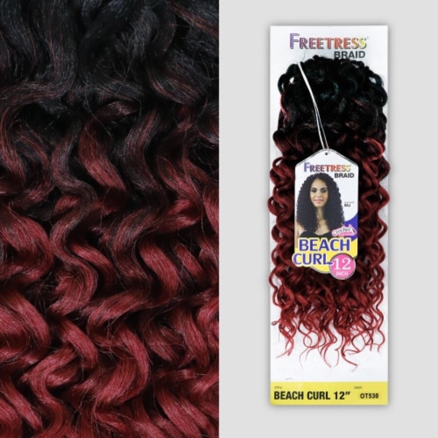 Freetress Braid Beach Curl 12" - T&K's Beauty Supply Store