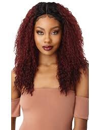 Outre Synthetic 5" Deep L-Part Swiss Lace Front Wig - MIRENA Color 1 - T&K's Beauty Supply Store