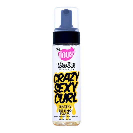 The Doux Bee Girl CrazySexyCurl Setting Foam, 7 fl oz