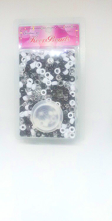 Small Beads {White/Black/Clear} - T&K's Beauty Supply Store