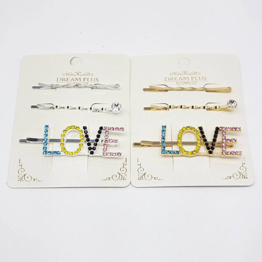 DREAM PLUS LOVE HAIR PINS

GOLD AND SILVER COLORFUL - T&K's Beauty Supply Store